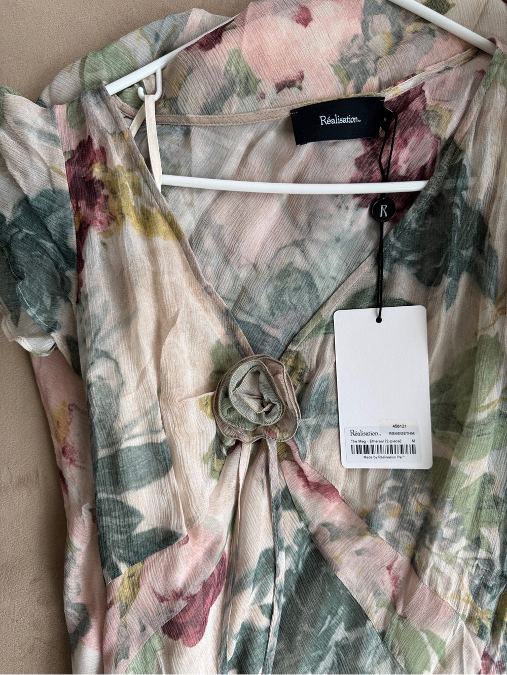 Realisation Par Meg Midi Dress in Ethereal size M / NWT - Picture 4 of 10